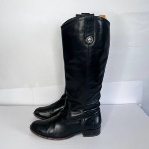Frye Melissa Black Boots